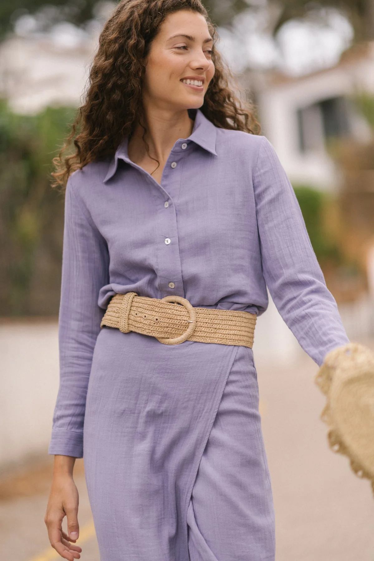 Ikaria Shirt Lilac - Image 3