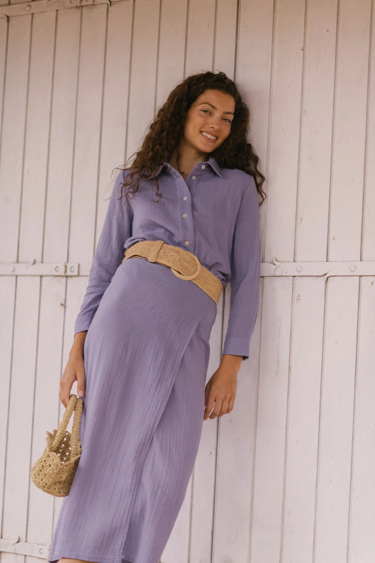 Ikaria Shirt Lilac - Image 4