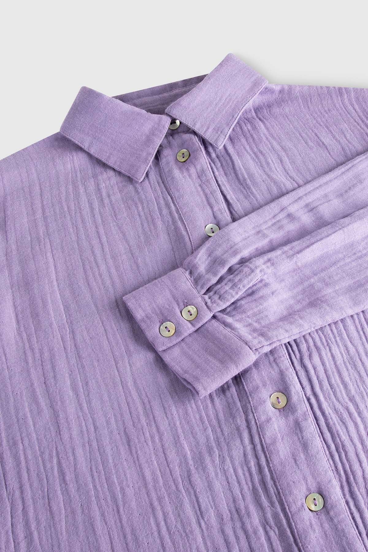 Ikaria Shirt Lilac - Image 6