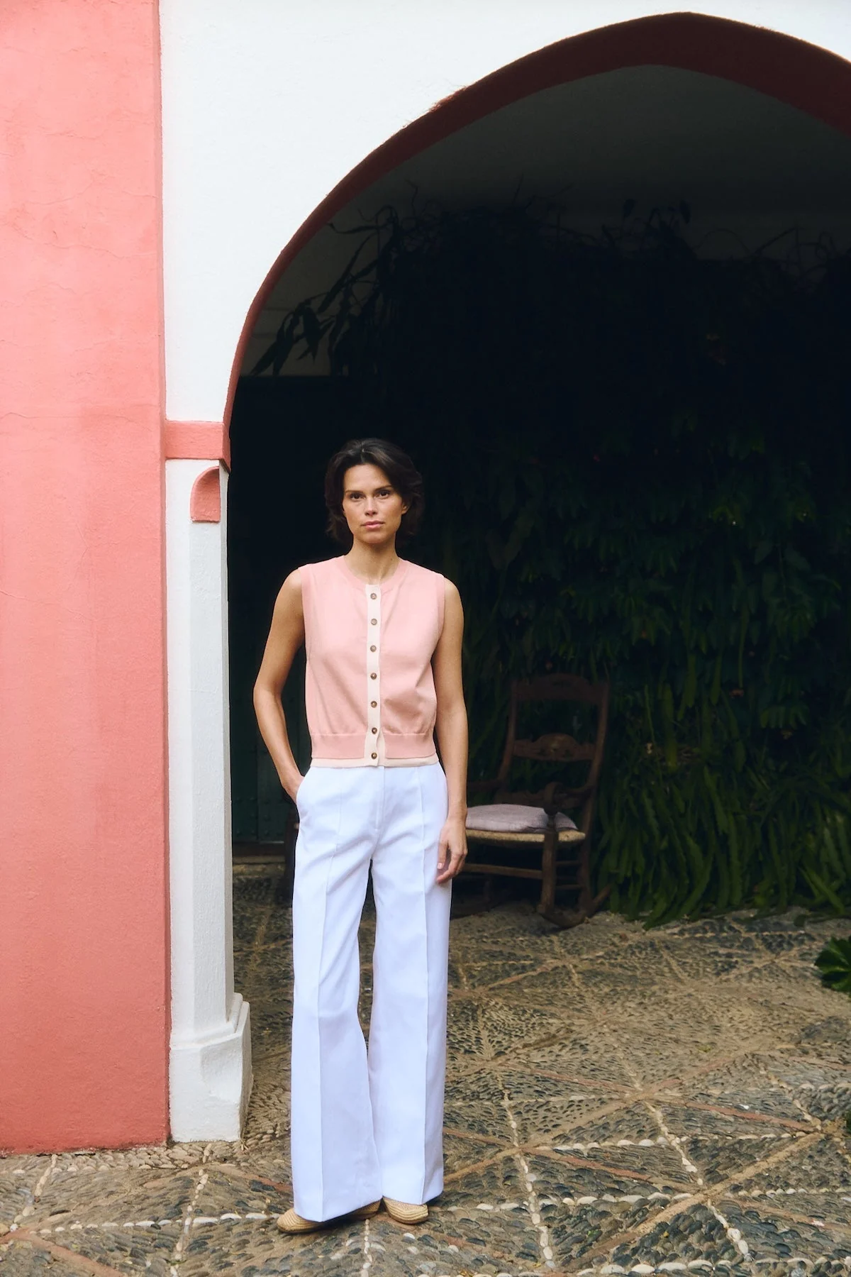 Milan Cardigan Sleeveless - Image 3