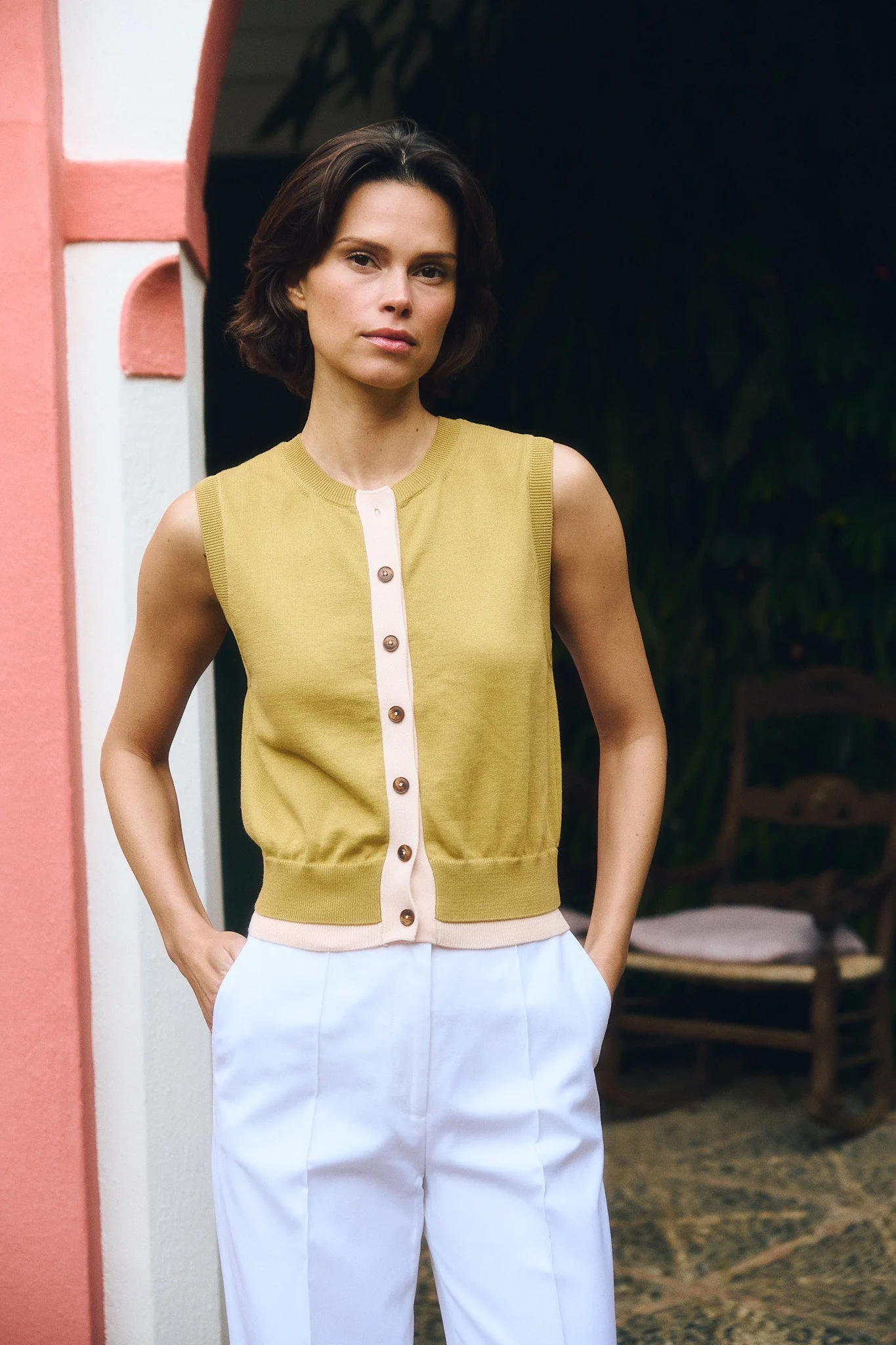 Milan Cardigan Sleeveless - Image 5